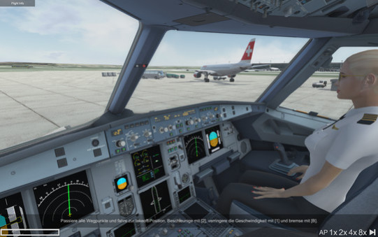 Игра Urlaubsflug Simulator – Holiday Flight Simulator, скриншот