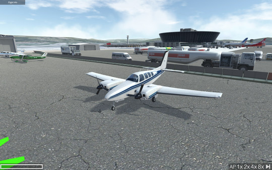 Игра Urlaubsflug Simulator – Holiday Flight Simulator, скриншот