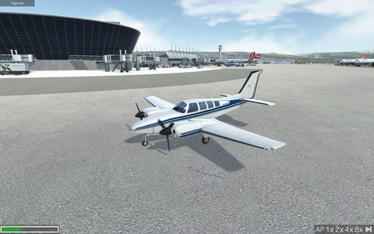 Игра Urlaubsflug Simulator – Holiday Flight Simulator, скриншот