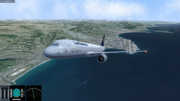 Игра Urlaubsflug Simulator – Holiday Flight Simulator, скриншот