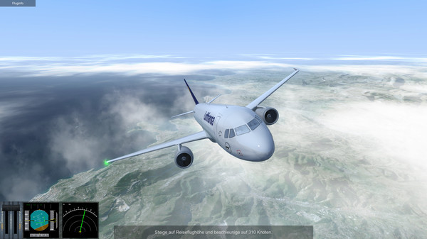Игра Urlaubsflug Simulator – Holiday Flight Simulator, скриншот