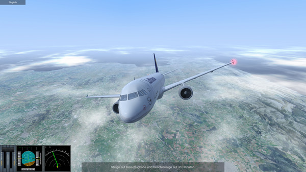 Игра Urlaubsflug Simulator – Holiday Flight Simulator, скриншот