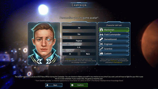 Игра USC: Counterforce, скриншот