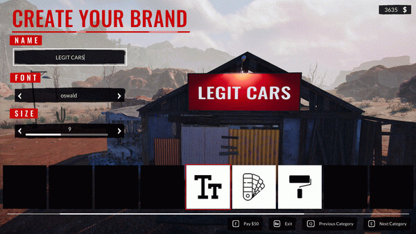 Игра Used Cars Simulator, скриншот