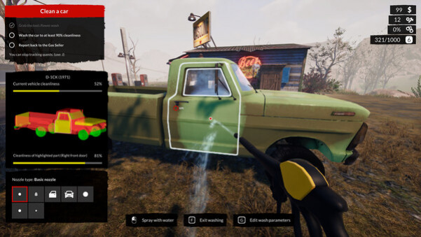 Игра Used Cars Simulator, скриншот