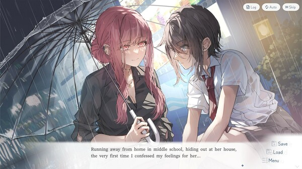 Игра UsoNatsu ~The Summer Romance Bloomed From A Lie~, скриншот