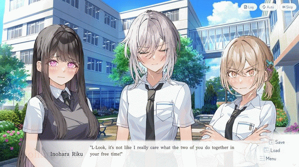 Игра UsoNatsu ~The Summer Romance Bloomed From A Lie~, скриншот