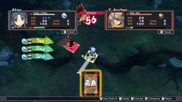 Игра Utawarerumono: Mask of Truth, скриншот