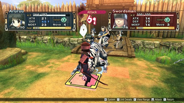 Игра Utawarerumono: Prelude to the Fallen, скриншот