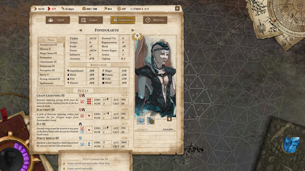 Игра Vagrus - The Riven Realms, скриншот