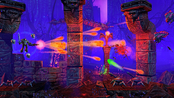 Игра Valfaris: Mecha Therion, скриншот