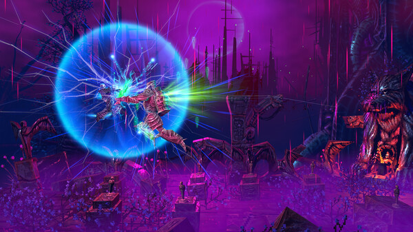 Игра Valfaris: Mecha Therion, скриншот