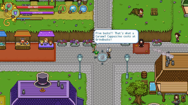 Игра Valkyrie Hat (or "Buy Us Coffee") DLC for Secrets of Grindea, скриншот