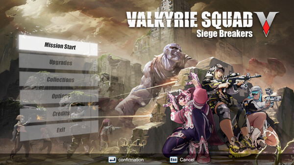 Игра Valkyrie Squad: Siege Breakers, скриншот