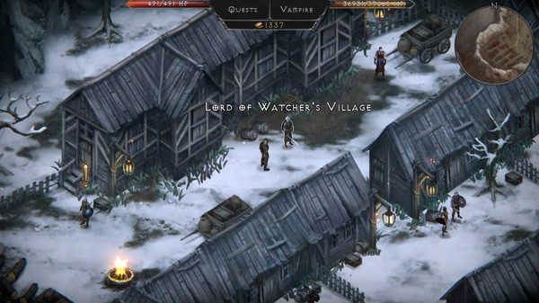 Игра Vampire's Fall: Origins, скриншот