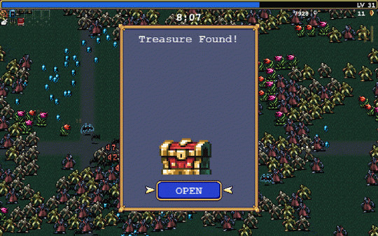 Игра Vampire Survivors, скриншот