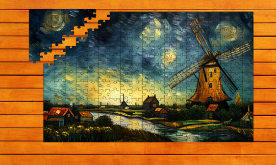 Игра Van Gogh's Masterpiece Jigsaw Puzzles, скриншот