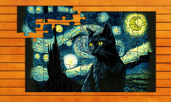 Игра Van Gogh's Masterpiece Jigsaw Puzzles, скриншот