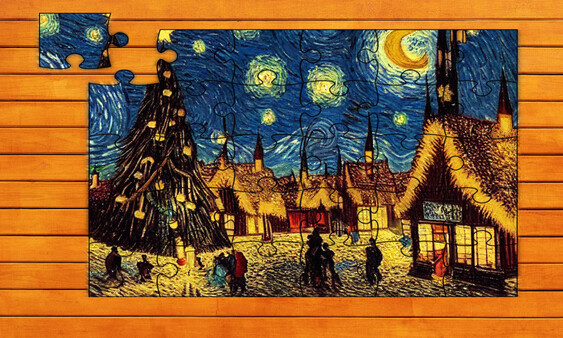 Игра Van Gogh's Masterpiece Jigsaw Puzzles, скриншот