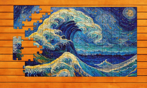 Игра Van Gogh's Masterpiece Jigsaw Puzzles, скриншот