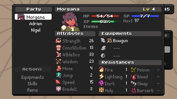 Игра Vanaris Tactics, скриншот