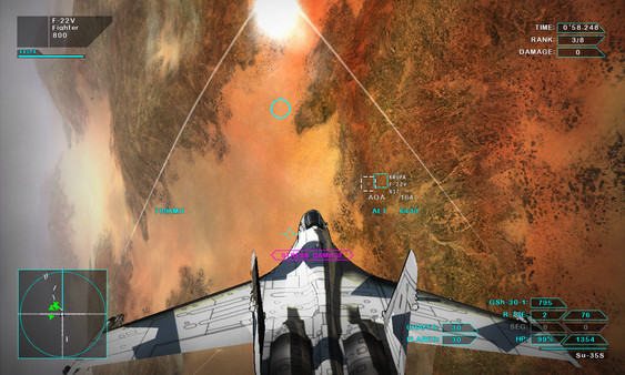 Игра Vector Thrust, скриншот