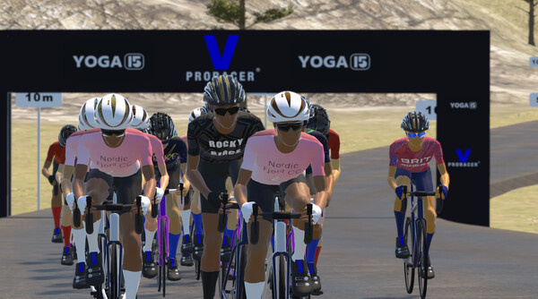 Игра Velo Pro Racer, скриншот