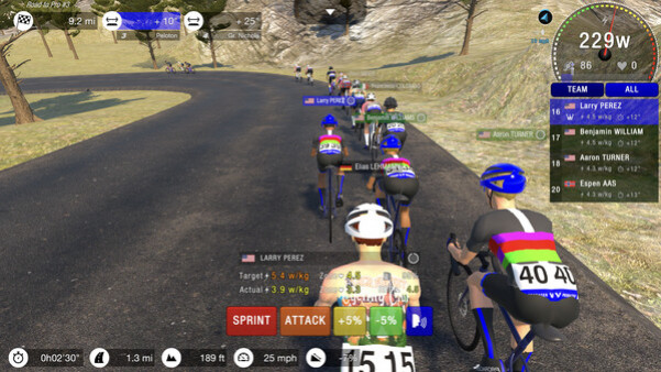 Игра Velo Pro Racer, скриншот