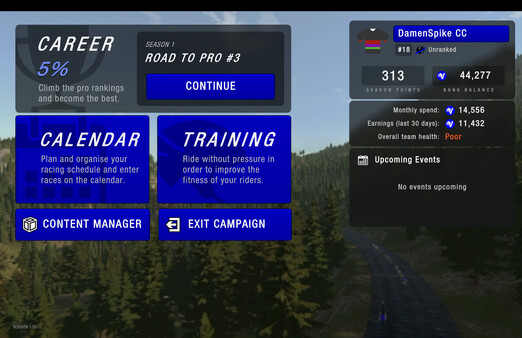 Игра Velo Pro Racer, скриншот