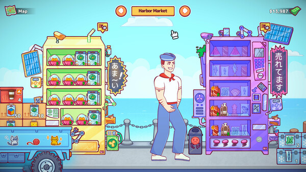 Игра Vending Machine Co., скриншот