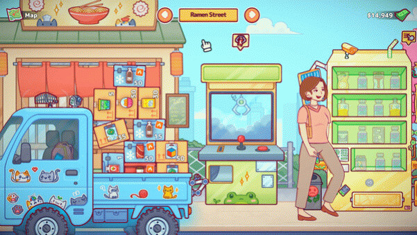 Игра Vending Machine Co., скриншот