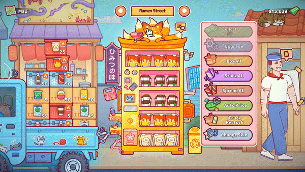 Игра Vending Machine Co., скриншот