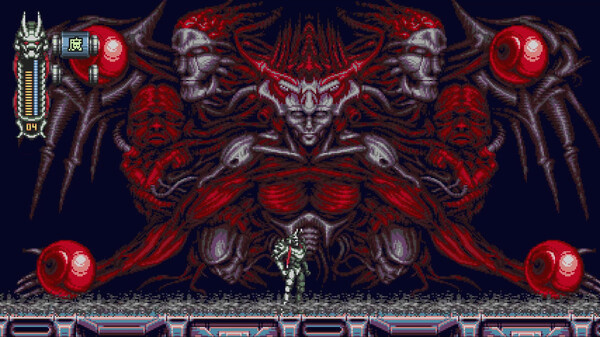 Игра Vengeful Guardian: Moonrider, скриншот