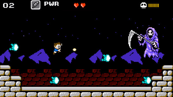 Игра Venture Kid, скриншот
