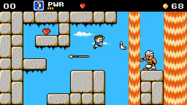 Игра Venture Kid, скриншот