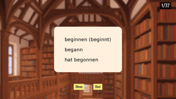 Игра VerbMeister, скриншот
