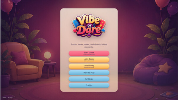 Игра Vibe or Dare, скриншот