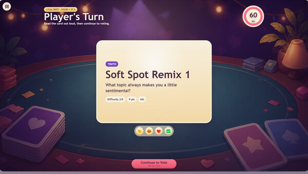 Игра Vibe or Dare, скриншот