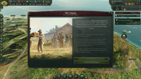 Игра Victoria 3: Colossus of the South, скриншот