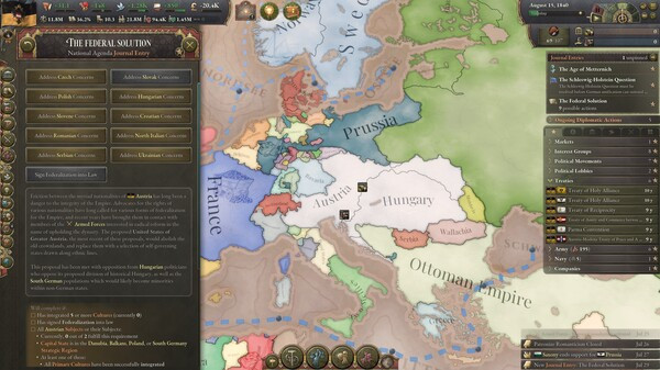Игра Victoria 3: National Awakening Immersion Pack, скриншот