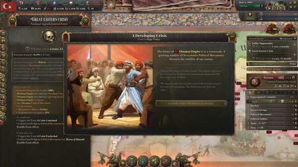 Игра Victoria 3: National Awakening Immersion Pack, скриншот