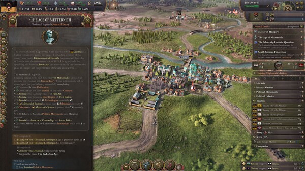 Игра Victoria 3: National Awakening Immersion Pack, скриншот
