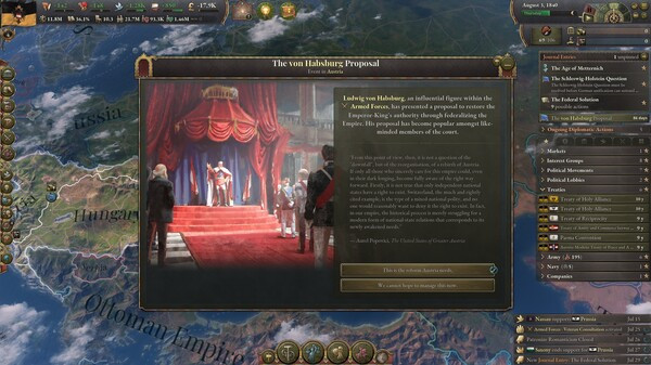 Игра Victoria 3: National Awakening Immersion Pack, скриншот