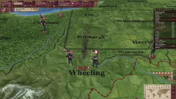 Игра Victoria II: A House Divided - American Civil War Spritepack, скриншот