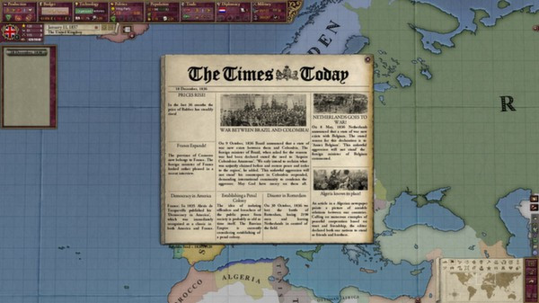 Игра Victoria II: Heart of Darkness, скриншот