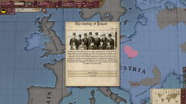Игра Victoria II: Heart of Darkness, скриншот