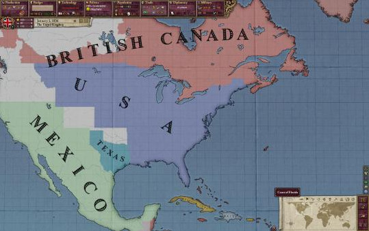 Игра Victoria II, скриншот