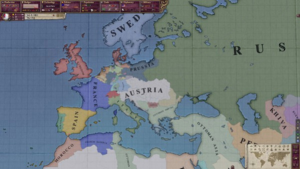 Игра Victoria II: Songs of the Civil War, скриншот