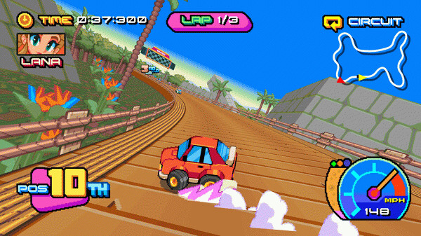 Игра Victory Heat Rally, скриншот