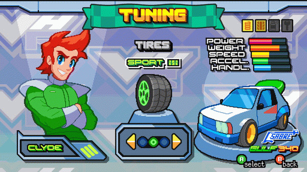 Игра Victory Heat Rally, скриншот